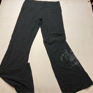 Eco Yoga Sustainable Organic Clothing Yoga Pants Black Sz M Soft